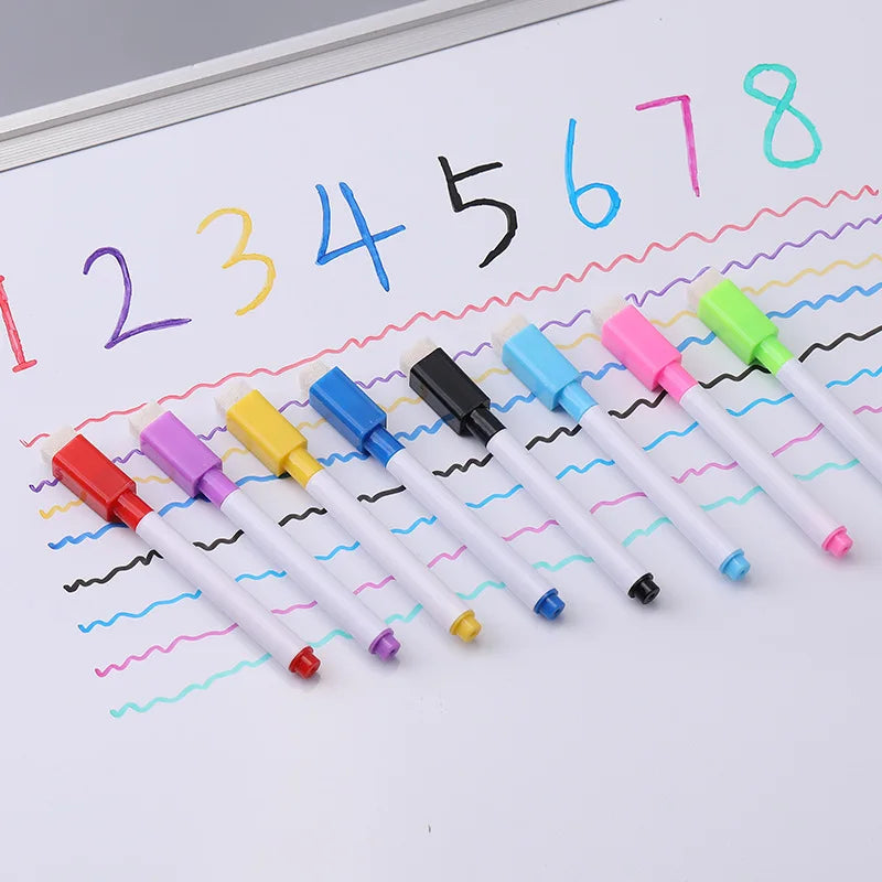 8PCS Erasable Whiteboard Markers Board Marker School Supplies CSB03