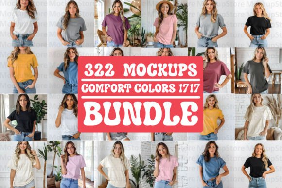 Comfort Colors 1717 Mock-Up Bundle