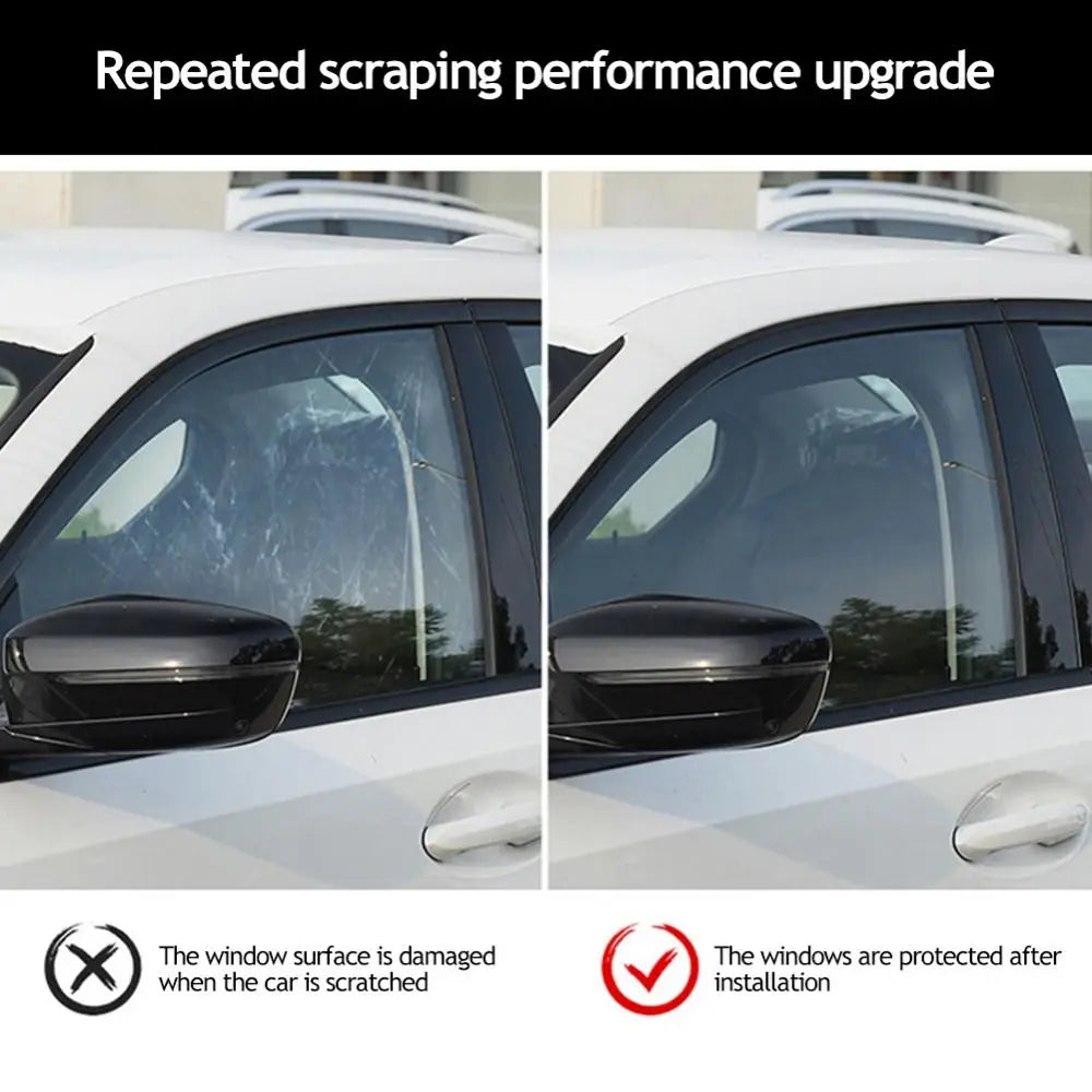 50x3m Car Windshield Sun Visor Strip Tint Film Front Glass VLT 1%-50% Sun Shade Window Film Decal Car UV Protector Foils Stickes