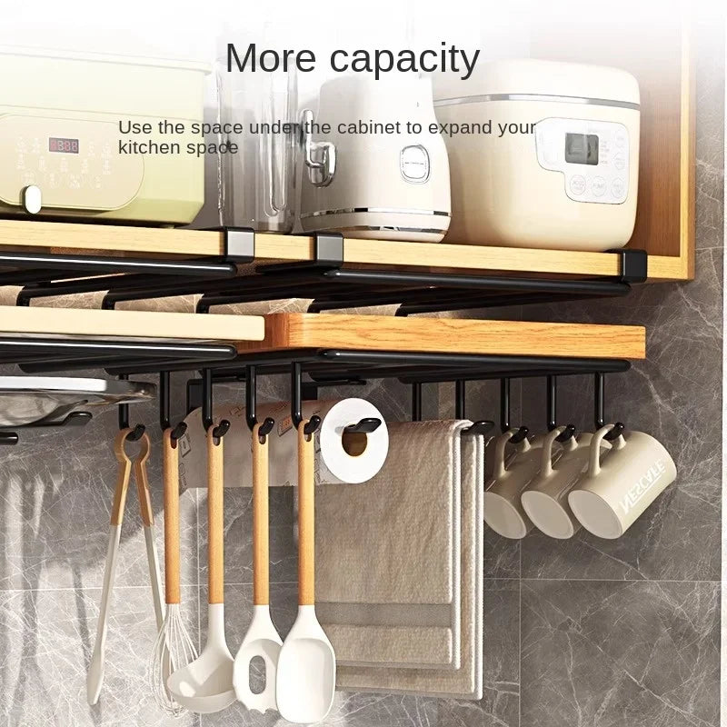 No Punching, Kitchen Shelves, Cabinets, Hanging Cabinets, Paper Towels, Lower Hangers, Shelves for Storage