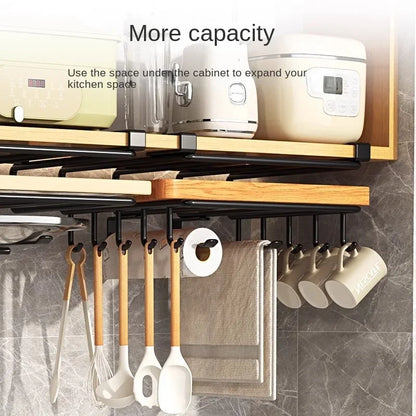 No Punching, Kitchen Shelves, Cabinets, Hanging Cabinets, Paper Towels, Lower Hangers, Shelves for Storage