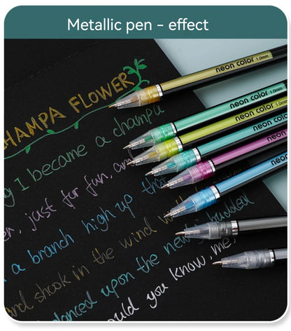 12-60Pcs Metallic Glitter Colors Gel Pens