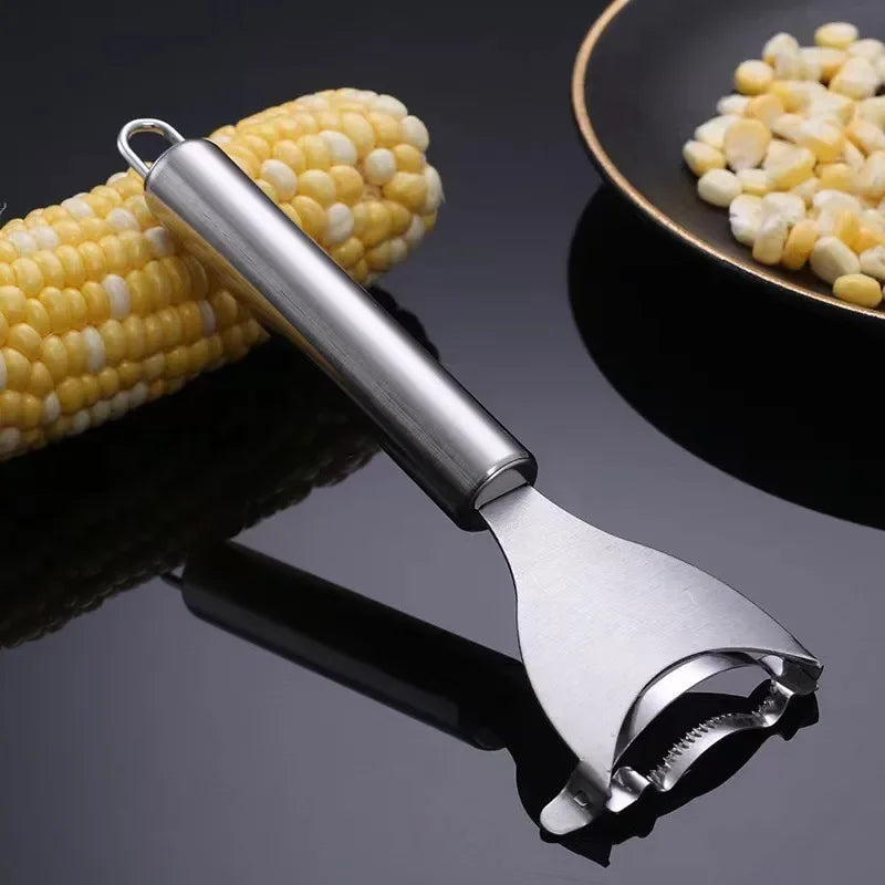 Stainless Steel Corn Peeler Serrated Corn Stripper Peelers Cob Shaver Planer Thresher Cutter Kitchen  Vegetable Gadget Tool