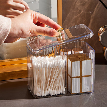 Transparent Cotton Swab Storage Box