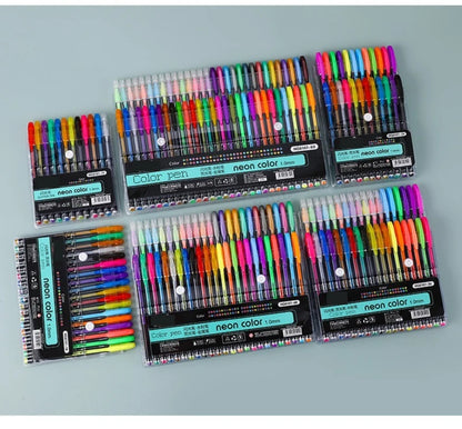 12-60Pcs Metallic Glitter Colors Gel Pens