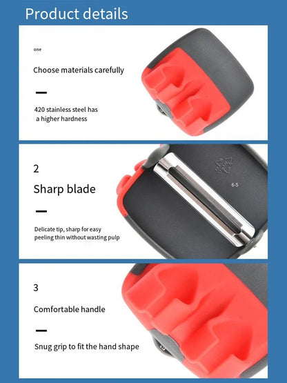 Palm Peeler Vegetable Fruit Hand Slicer Finger Melon Planer Shaver Kitchen Tool Helper Accessories Non-slip Gadget Cutter