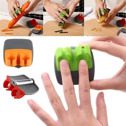 Palm Peeler Vegetable Fruit Hand Slicer Finger Melon Planer Shaver Kitchen Tool Helper Accessories Non-slip Gadget Cutter