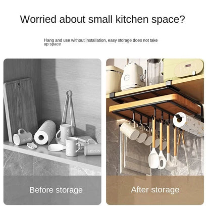 No Punching, Kitchen Shelves, Cabinets, Hanging Cabinets, Paper Towels, Lower Hangers, Shelves for Storage