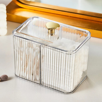 Transparent Cotton Swab Storage Box
