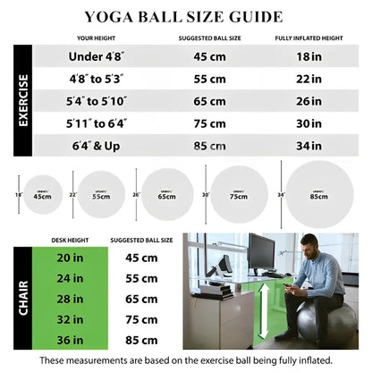 45CM-95CM Yoga Pilates Soft Big Ball Gym For Fitness Workout Exercise Balls Thickened Explosion-Proof Home Pvc Equipmen