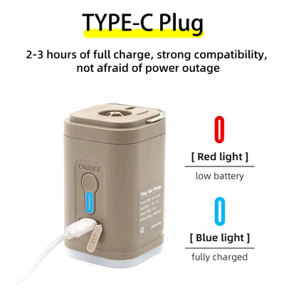 TARKA Camping Portable Electric Air Pump  Wireless Air Compressor Inflator Deflator Pumps Air Cushions Beds Boat Swimming Ring