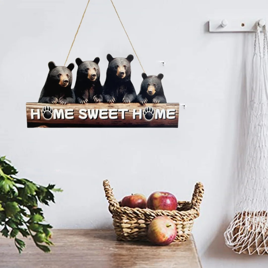 1pc Wooden Inspirational Hanging Festive Decor For Home & Gift 3D Wall Art With Rope For Room & Holiday Inspirational slogans