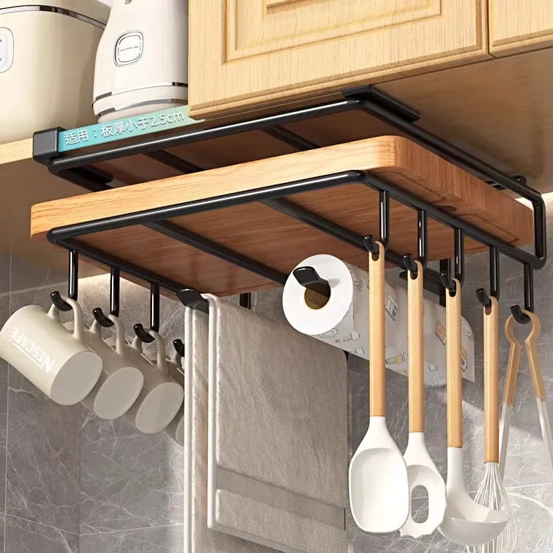 No Punching, Kitchen Shelves, Cabinets, Hanging Cabinets, Paper Towels, Lower Hangers, Shelves for Storage