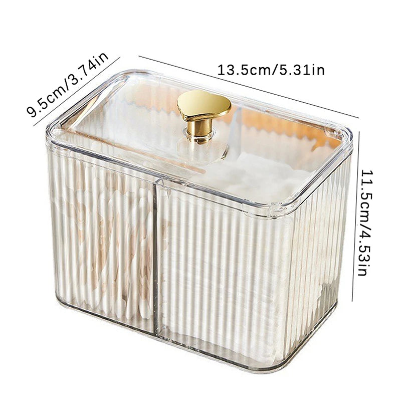 Transparent Cotton Swab Storage Box