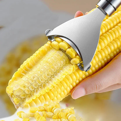 Stainless Steel Corn Peeler Serrated Corn Stripper Peelers Cob Shaver Planer Thresher Cutter Kitchen  Vegetable Gadget Tool