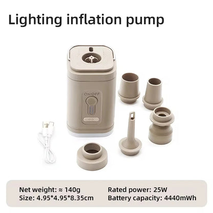 TARKA Camping Portable Electric Air Pump  Wireless Air Compressor Inflator Deflator Pumps Air Cushions Beds Boat Swimming Ring