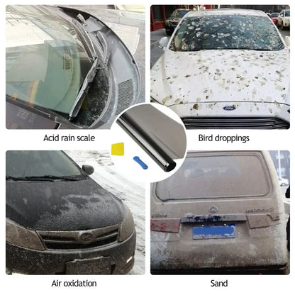50x3m Car Windshield Sun Visor Strip Tint Film Front Glass VLT 1%-50% Sun Shade Window Film Decal Car UV Protector Foils Stickes