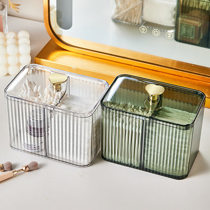 Transparent Cotton Swab Storage Box