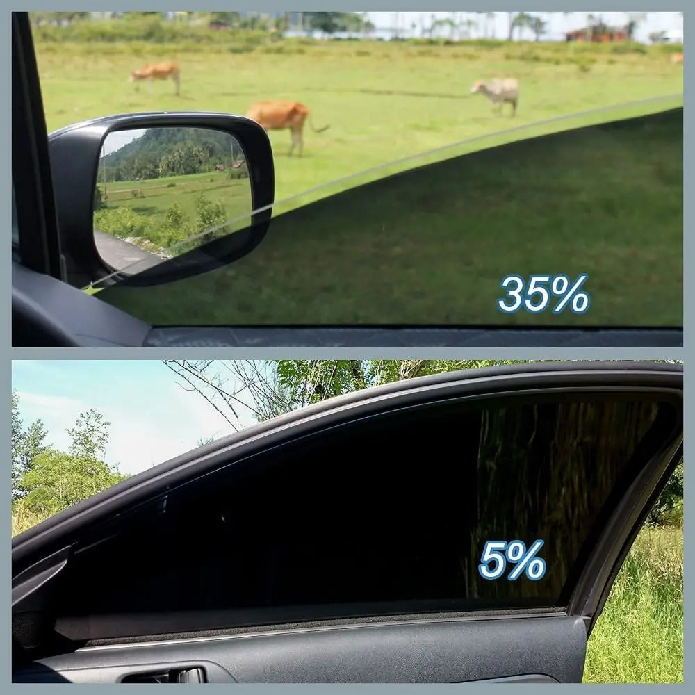 50x3m Car Windshield Sun Visor Strip Tint Film Front Glass VLT 1%-50% Sun Shade Window Film Decal Car UV Protector Foils Stickes
