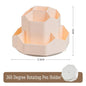 New 360°Rotatable Pen Holder Large Capacity Desk Pencil Storage Box 9-Grid Stationery Organizer School Office Pen Stand