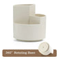 New 360°Rotatable Pen Holder Large Capacity Desk Pencil Storage Box 9-Grid Stationery Organizer School Office Pen Stand